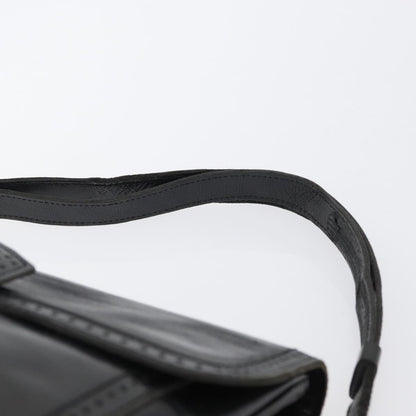 Saint Laurent Vintage Leather, Black, Leather, Shoulder Bag