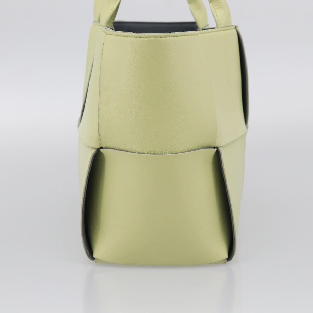 Bottega Veneta Arco Maxi Intrecciato Leather, Yellow, Leather, Tote Bag