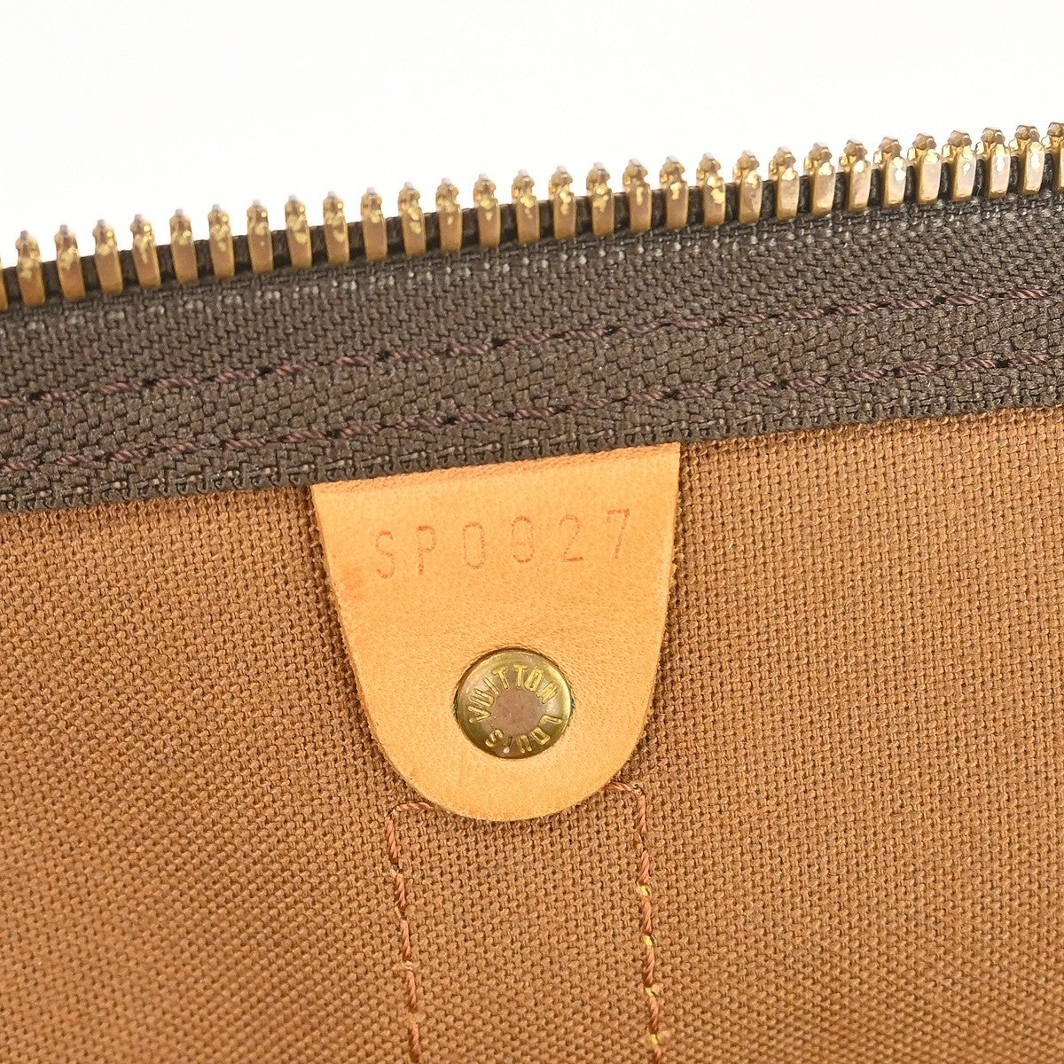 Louis Vuitton Keepall Monogram Canvas, Brown, Canvas, Travel Bag