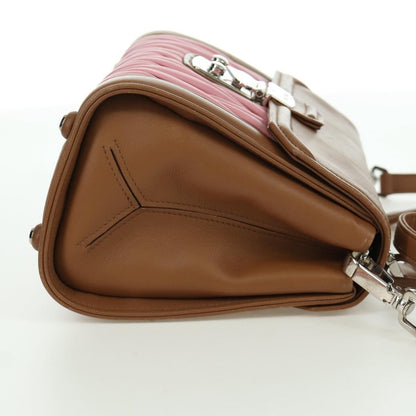 Miu Miu Convertible Top Handle Satchel Matelasse Leather, Pink, Leather, Handbag