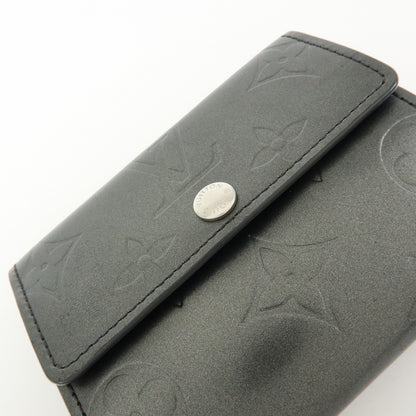 Louis Vuitton Ludlow Vernis, Gray, Leather, Wallet