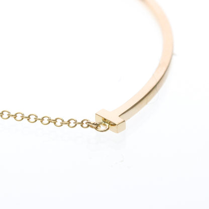 Tiffany & Co. T Smile Pendant 18K Rose Gold, Gold, Pink Gold, Necklace
