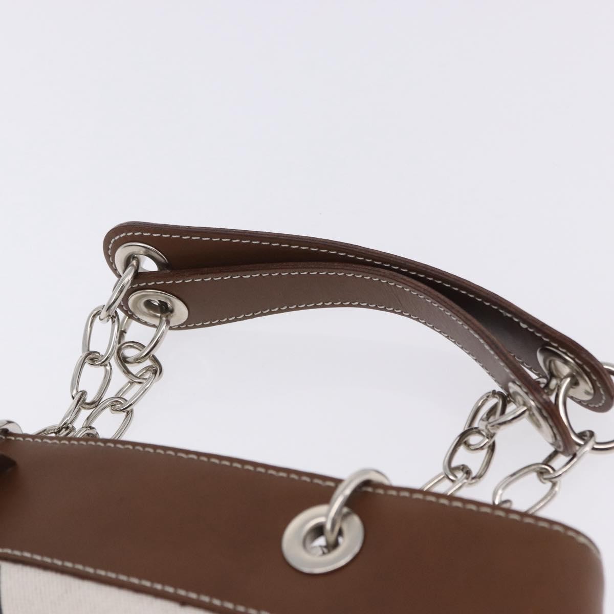Burberry Blue Label Canvas, White, Canvas, Shoulder Bag