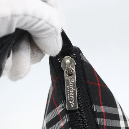 Burberry Nova Check Nylon, Black, Nylon, Handbag