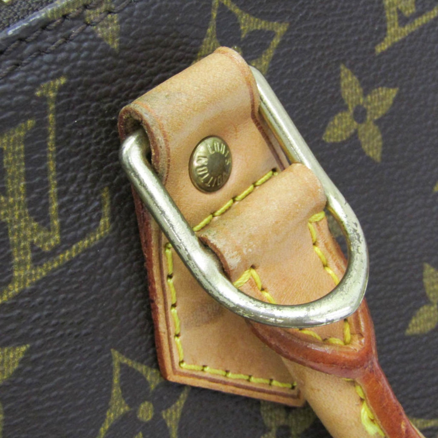 Louis Vuitton Alma Monogram, Brown, Canvas, Handbag
