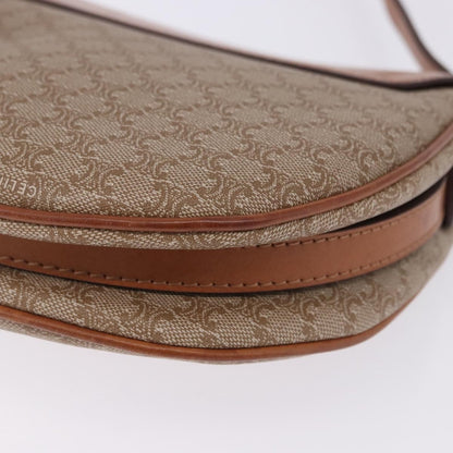 Celine Macadam Canvas, Beige, Canvas, Shoulder Bag