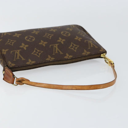Louis Vuitton Pochette Accessoires Monogram Canvas, BROWN, CANVAS, Clutche & pouche