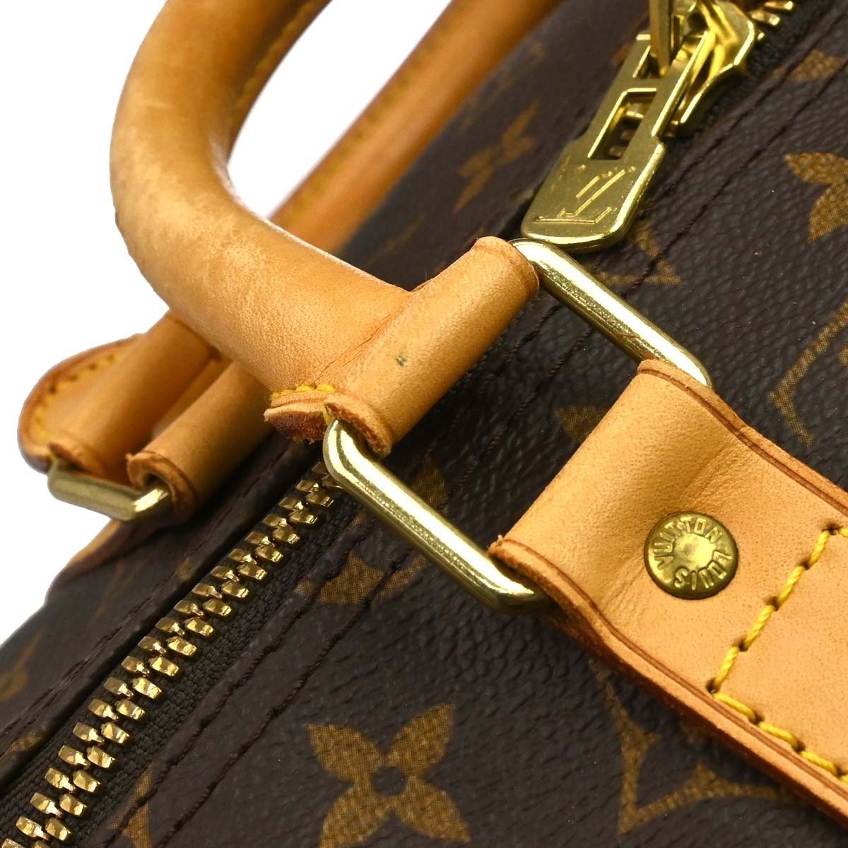 Louis Vuitton Keepall Monogram Canvas, Brown, Canvas, Travel Bag