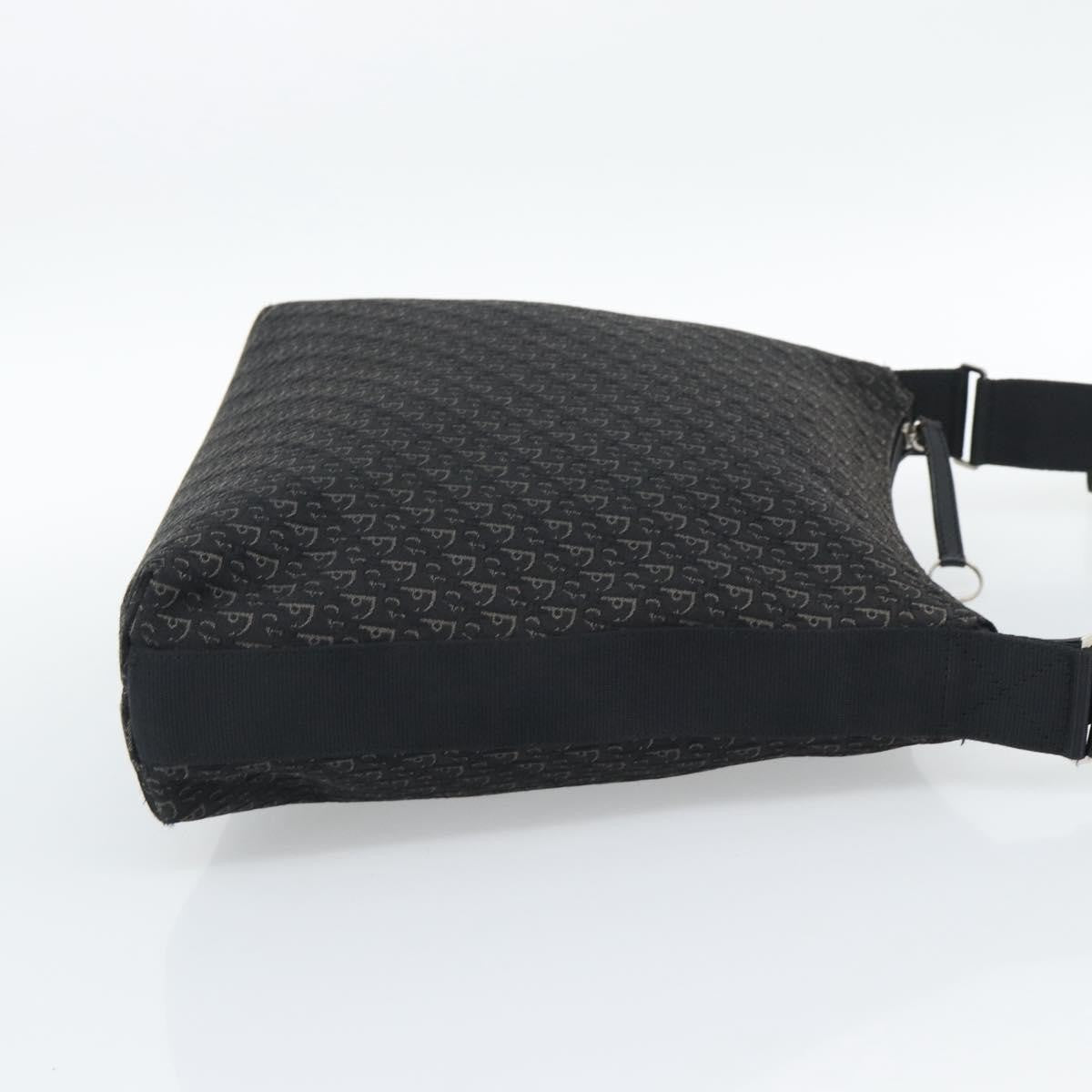 Christian Dior Vintage Trotter Canvas, Black, Canvas, Crossbody Bag