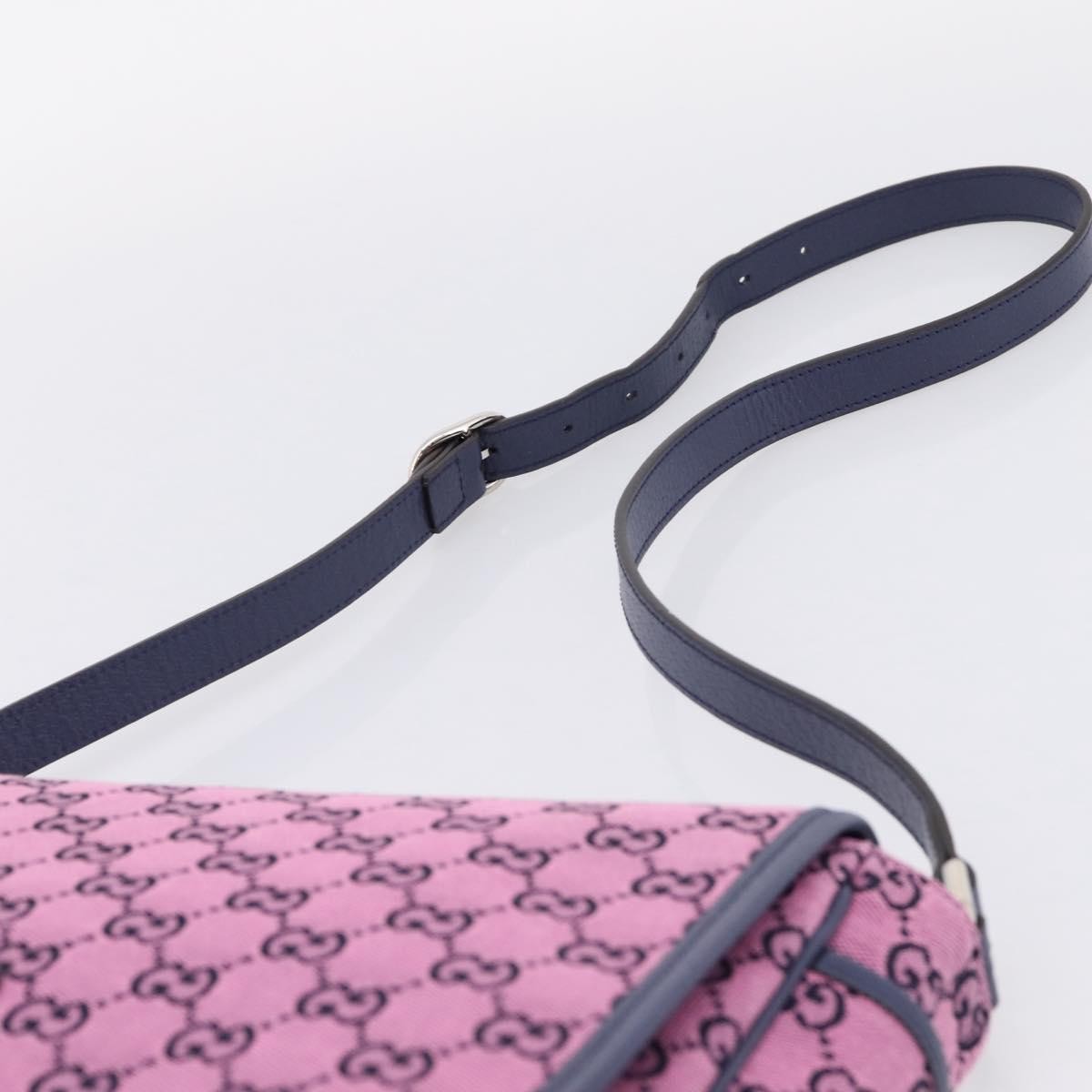 Gucci Children's Messenger GG Canvas, Pink, Canvas, Handbag