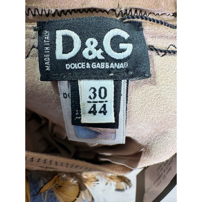 DOLCE & GABBANA Beaded Feather Fringe Skirt - Brandsamsara