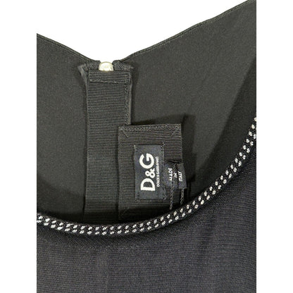 DOLCE & GABBANA Black Silk Dress - Brandsamsara