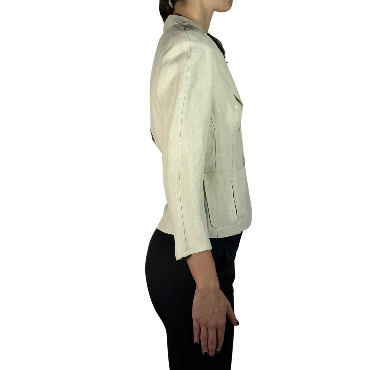 Donna Karan DKNY Linen Blend Blazer - Brandsamsara