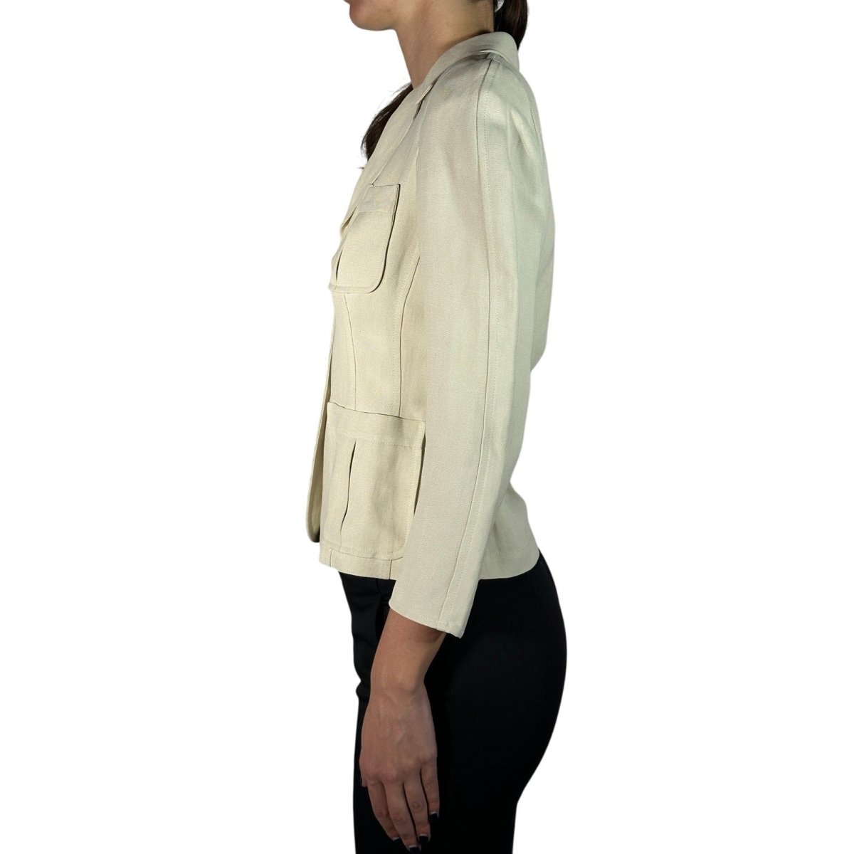 Donna Karan DKNY Linen Blend Blazer - Brandsamsara