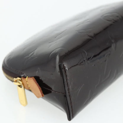 Louis Vuitton Cosmetic Monogram Vernis, Burgundy, Patent Leather, Toiletry Case