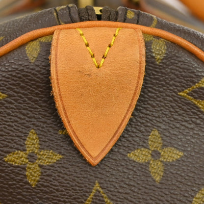 Louis Vuitton Keepall Monogram, Brown, Canvas, Travel Bag