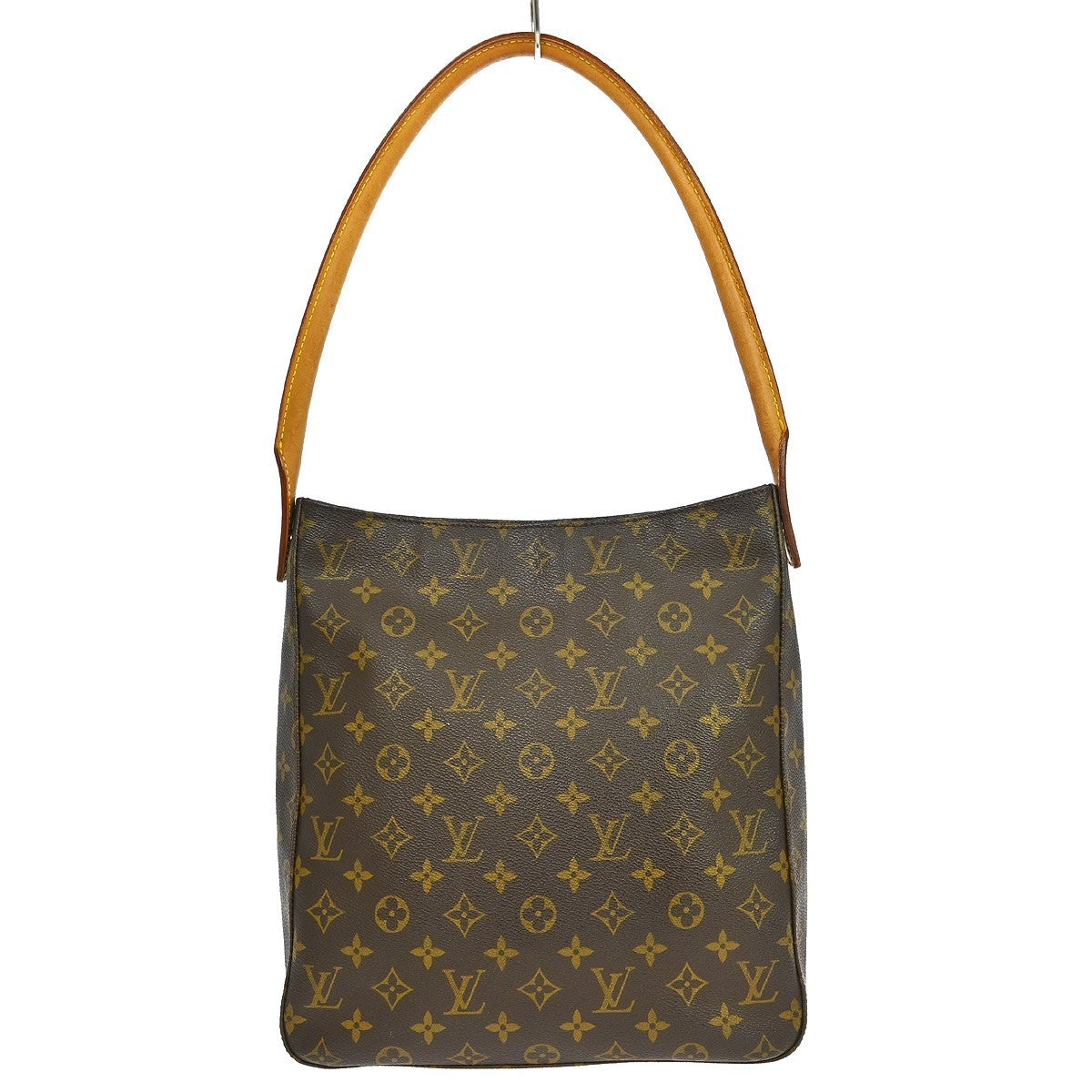 Louis Vuitton Looping Monogram Canvas, Brown, Canvas, Handbag