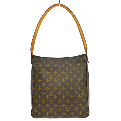 Louis Vuitton Looping Monogram Canvas, Brown, Canvas, Handbag