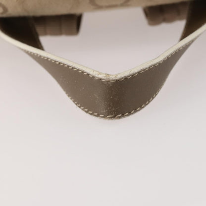 Salvatore Ferragamo Gancini Canvas, Beige, Canvas, Backpack