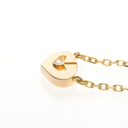 Cartier C Heart de Cartier Pendant 18K Rose Gold with Diamond, Gold, Pink Gold, Necklace