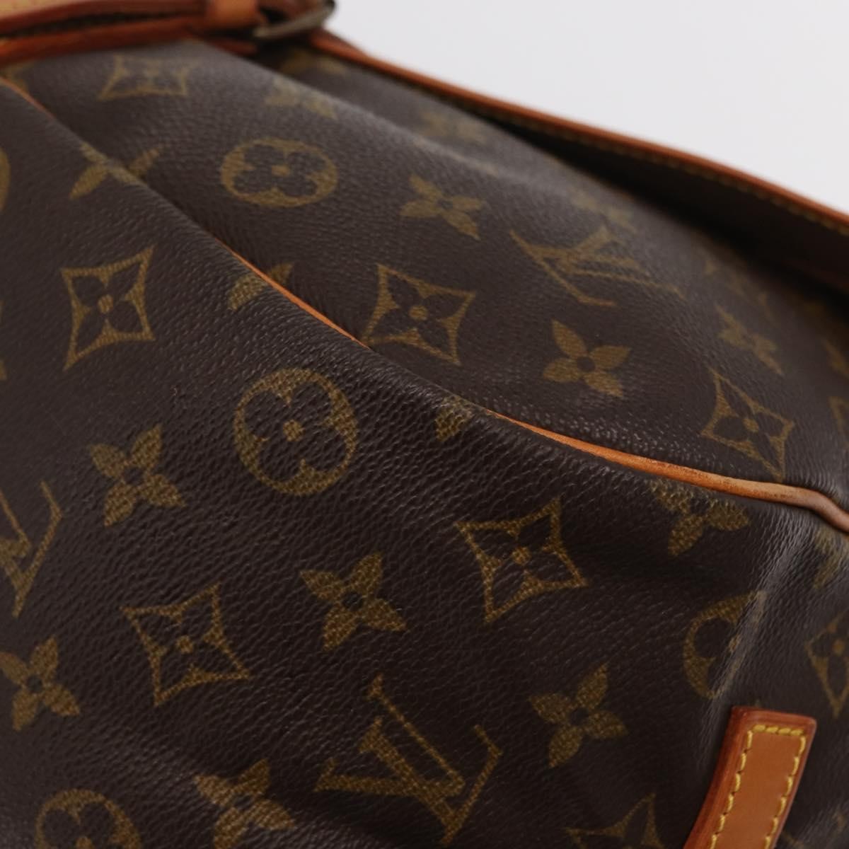 Louis Vuitton Saumur Monogram Canvas, Brown, Canvas, Shoulder Bag