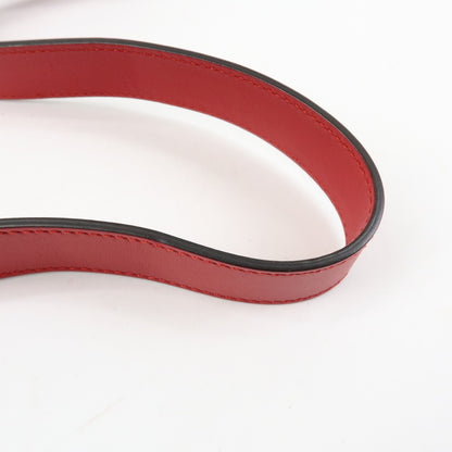 Gucci Sylvie Leather, Red, Leather, Shoulder Bag