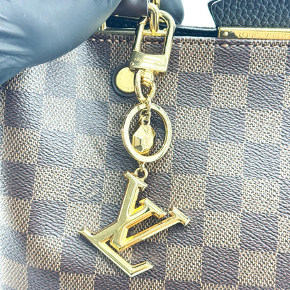 Louis Vuitton Brittany Damier, Brown, Canvas, Handbag