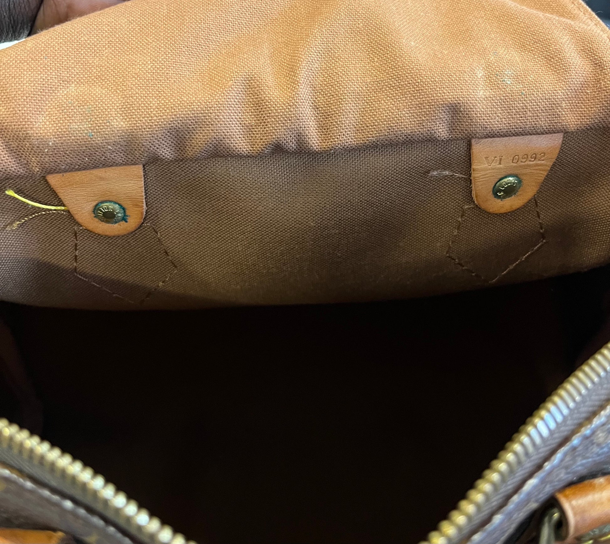 Louis Vuitton Speedy Monogram Canvas, Brown, Canvas, Handbag