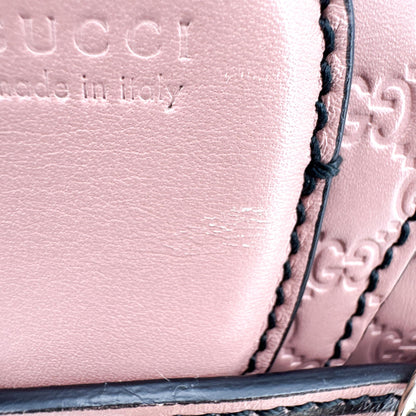 Gucci Emily Chain Flap Guccissima Leather, Pink, Leather, Shoulder Bag