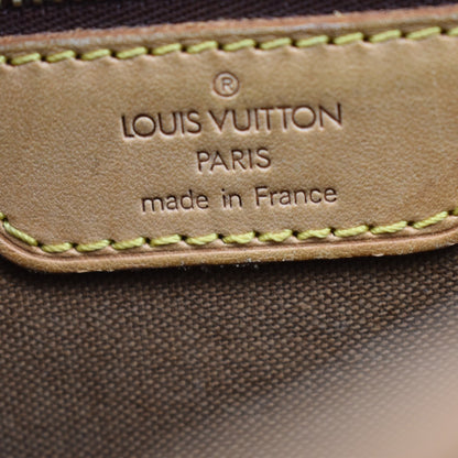 Louis Vuitton Sologne Monogram Canvas, Brown, Canvas, Handbag