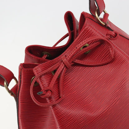 Louis Vuitton Petit Noe Epi Leather, Red, Leather, Shoulder Bag