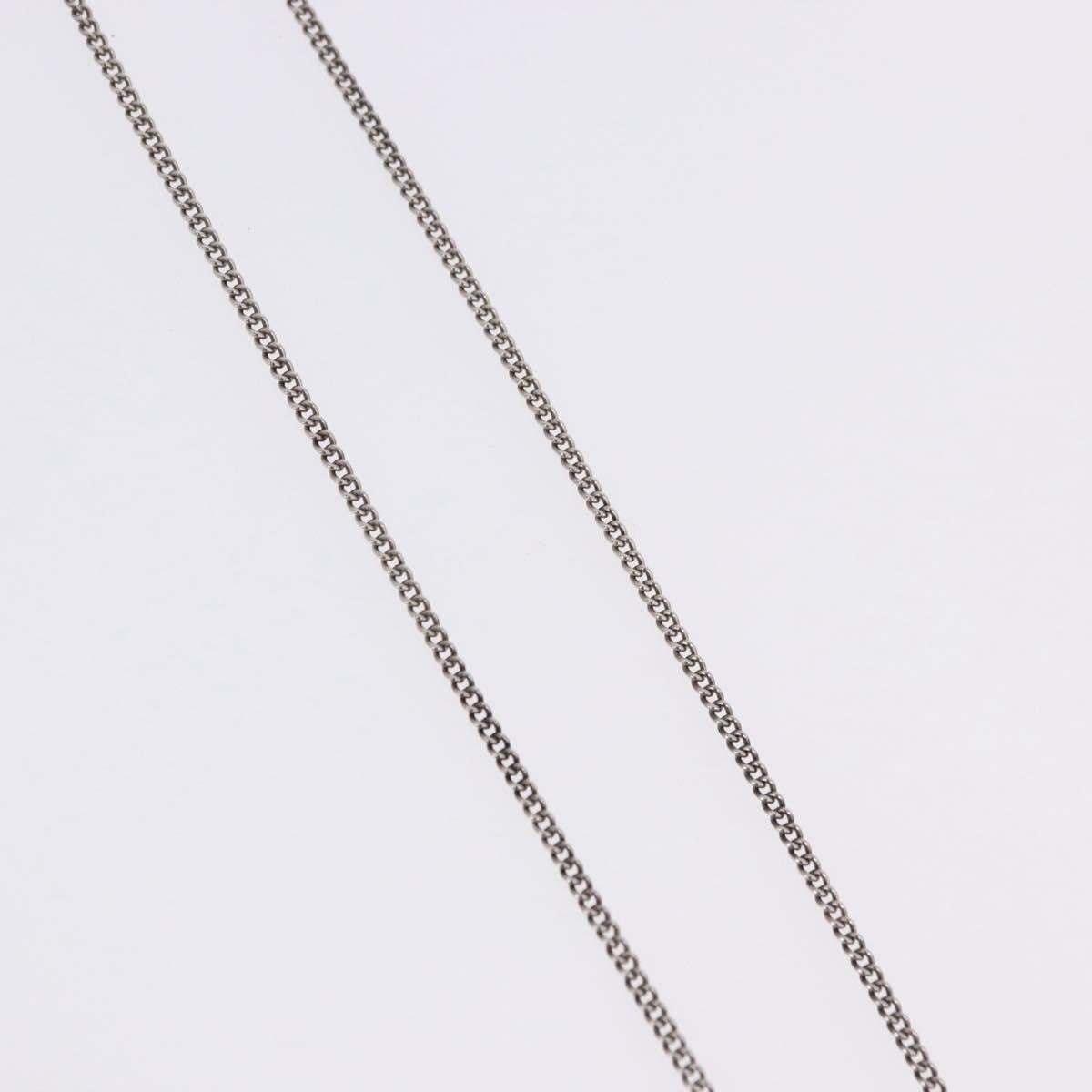 Chanel CC Pearl Drop Pendant Metal with Faux Pearl, Silver, Metal, Necklace