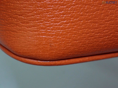 Gucci Diana NM Bamboo Handle Tote Leather, Orange, Leather, Handbag