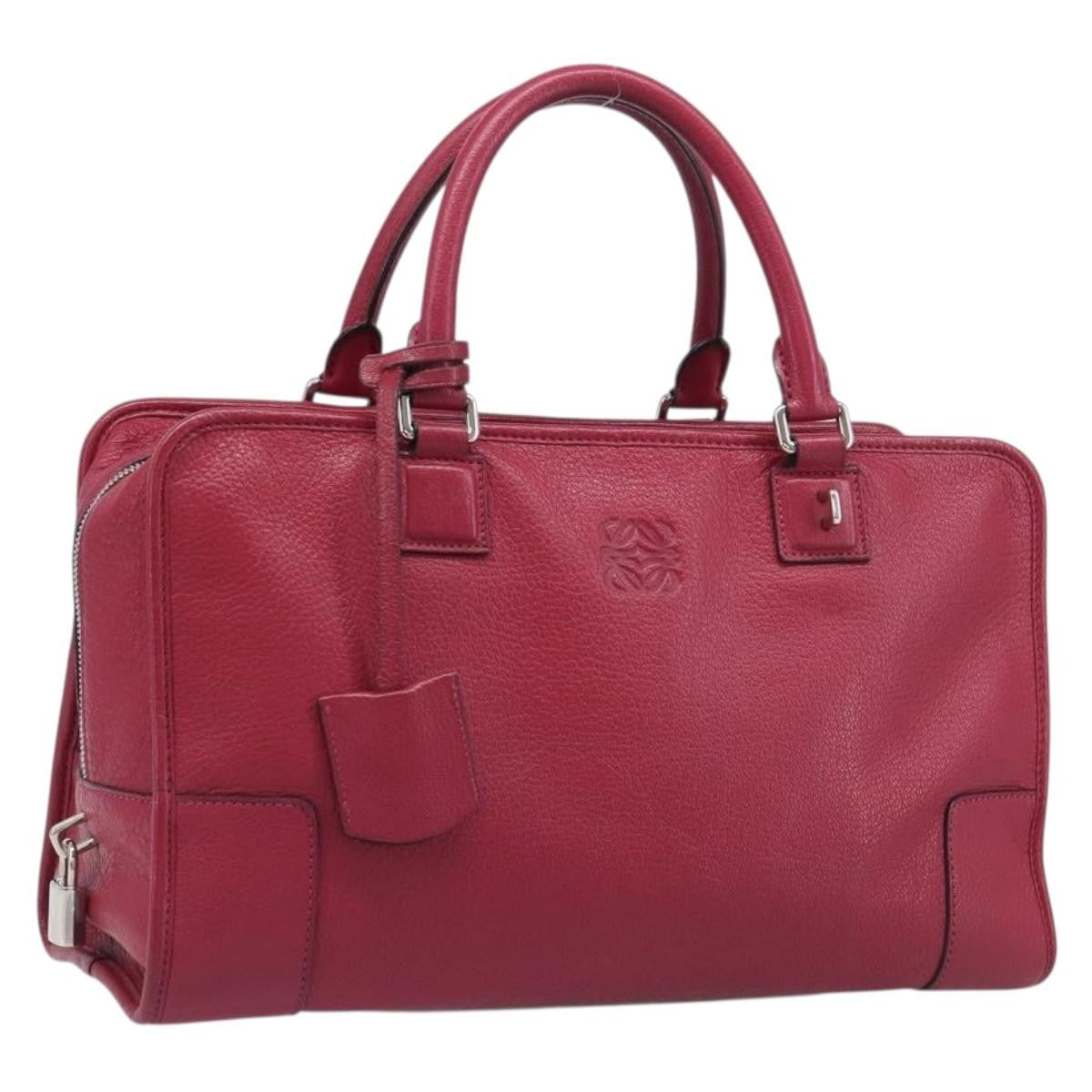 Loewe Amazona Leather, Red, Leather, Handbag