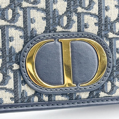 Christian Dior 30 Montaigne 2-in-1 Oblique Canvas, Beige, Canvas, Clutch