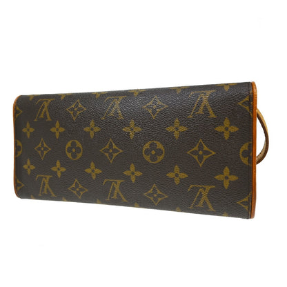 Louis Vuitton Twin Monogram Canvas, Brown, Canvas, Clutch
