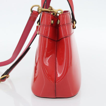 Gucci Bright Bit Convertible Tote Patent, Pink, Patent Leather, Tote Bag