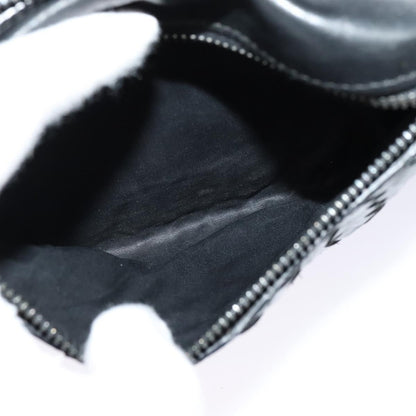 Bottega Veneta Utility Waist Leather with Intrecciato, Black, Leather, Shoulder Bag