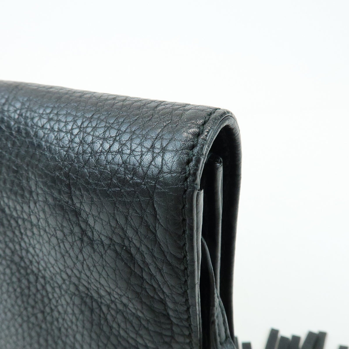 Gucci Soho Clutch Leather, Black, Leather, Clutch