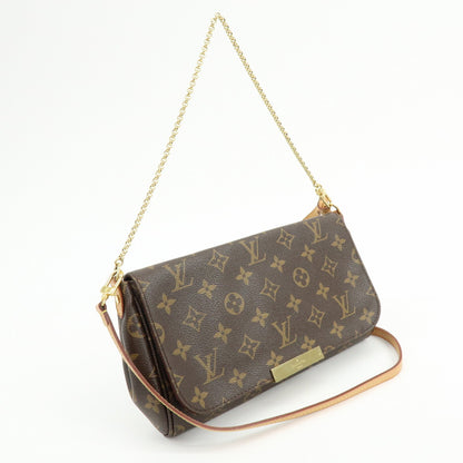 Louis Vuitton Favorite Monogram Canvas, Brown, Canvas, Handbag