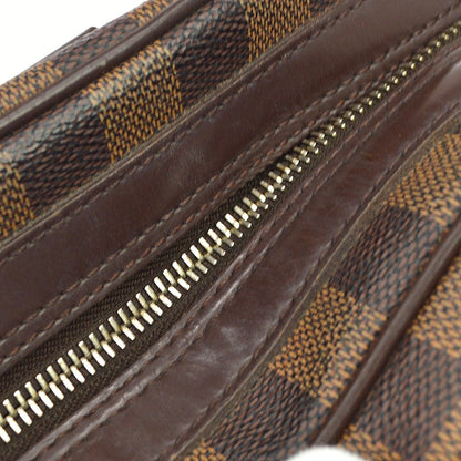 Louis Vuitton Duomo Boston Damier Ebene, Brown, Canvas, Handbag
