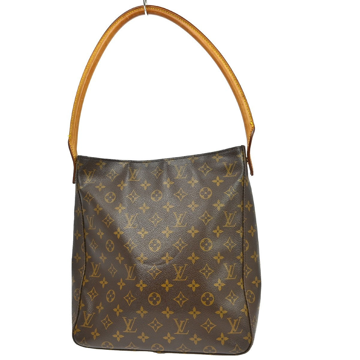 Louis Vuitton Looping Monogram Canvas, Brown, Canvas, Handbag