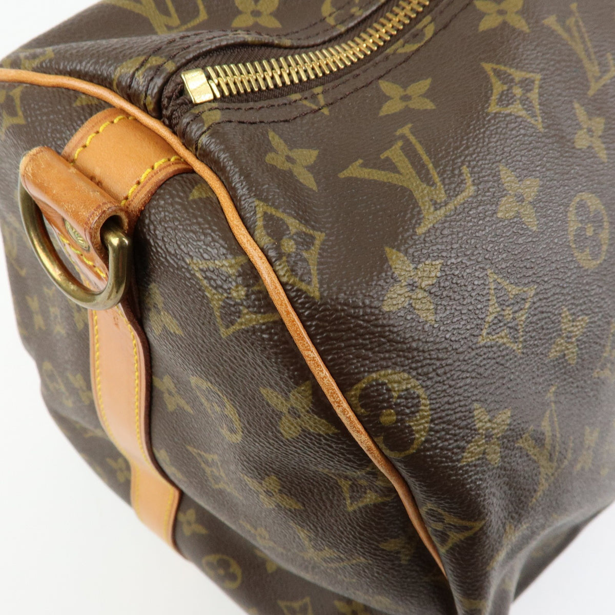Louis Vuitton Keepall Bandouliere Monogram Canvas, Brown, Canvas, Travel Bag