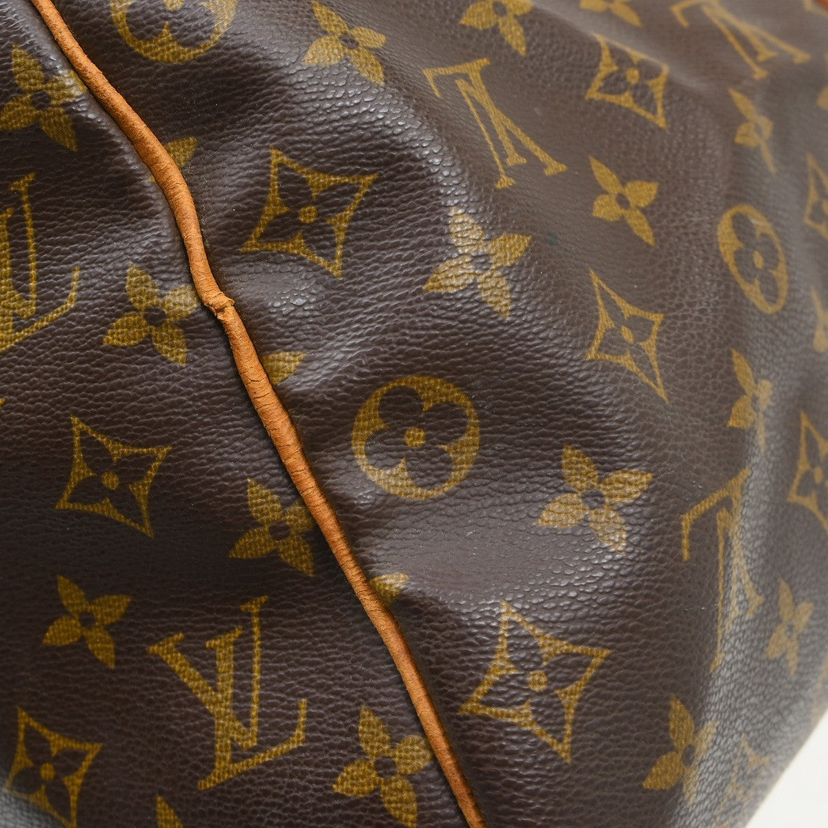 Louis Vuitton Keepall Monogram Canvas, Brown, Canvas, Travel Bag