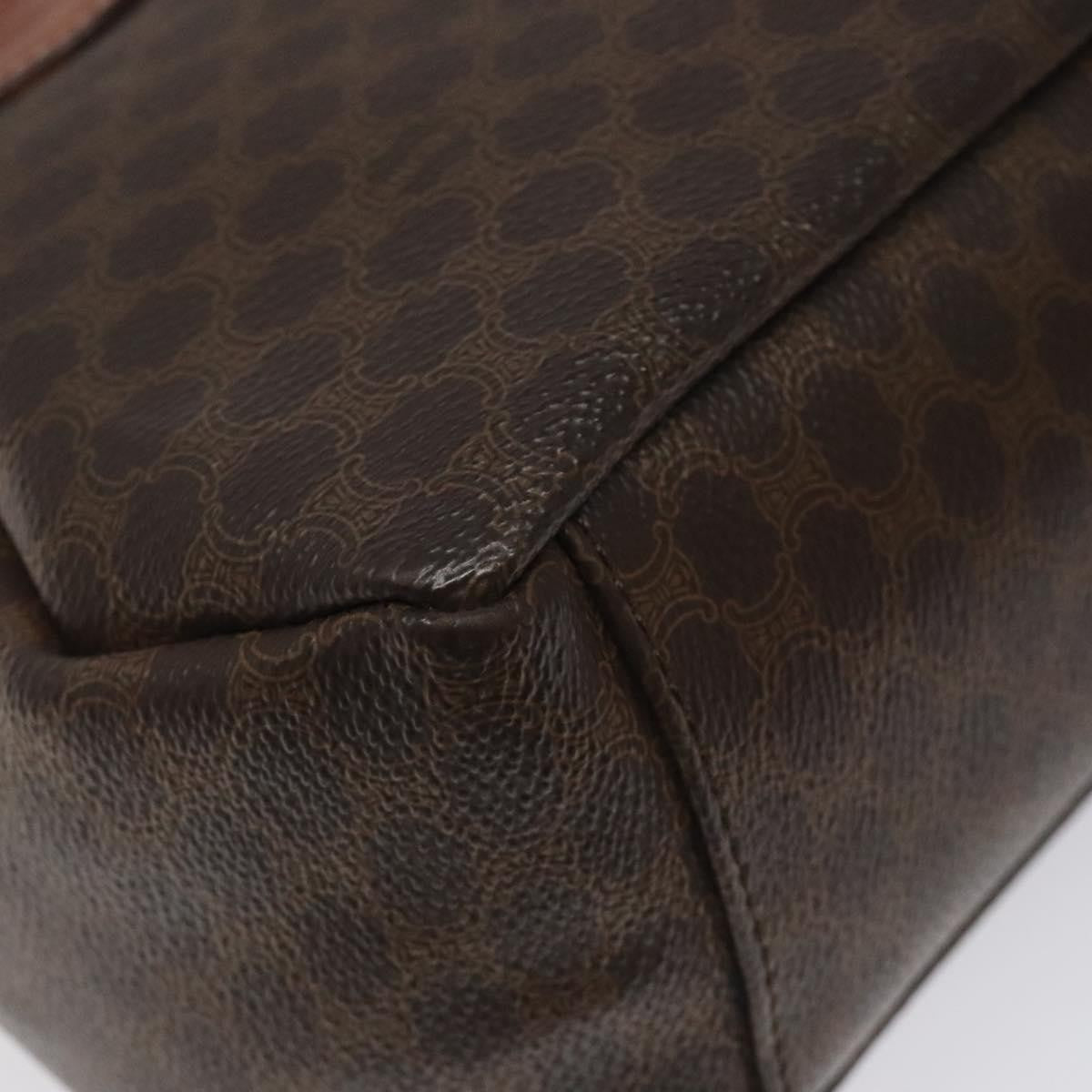 Celine Macadam Canvas, Brown, Canvas, Tote Bag