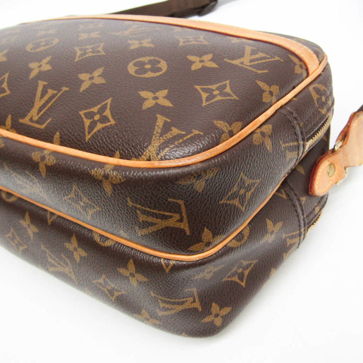 Louis Vuitton Reporter Monogram Canvas, Brown, Canvas, Shoulder Bag