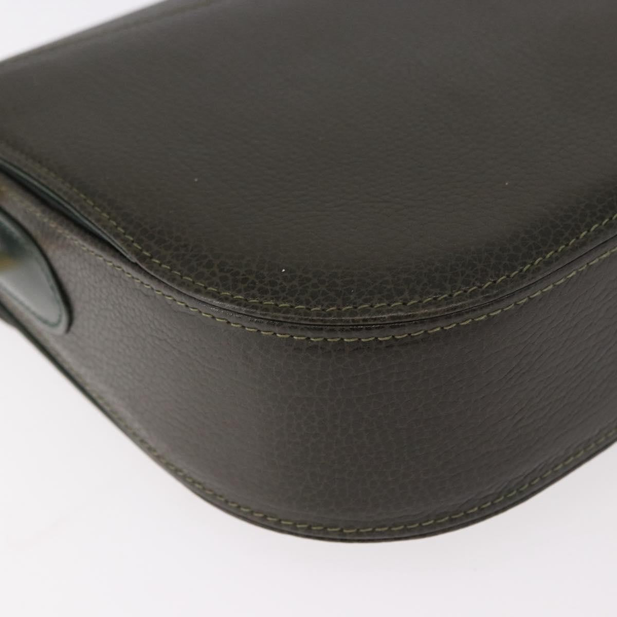 Bally Handbag Leather, Green, Leather, Handbag