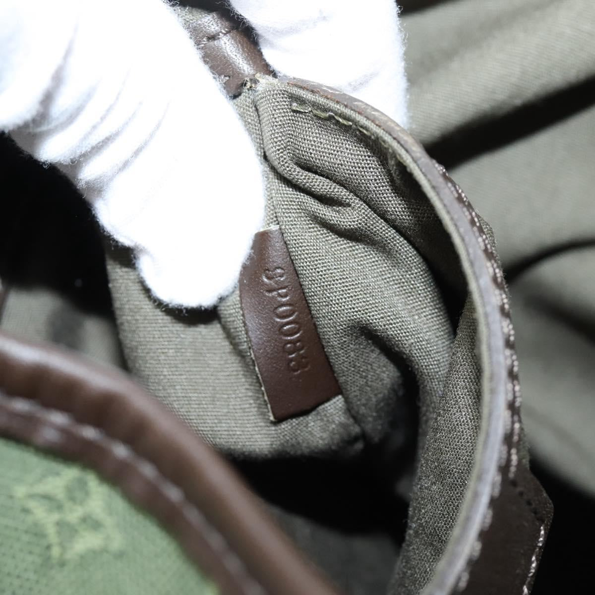 Louis Vuitton Vintage Montsouris Mini Lin, Khaki, Canvas, Backpack