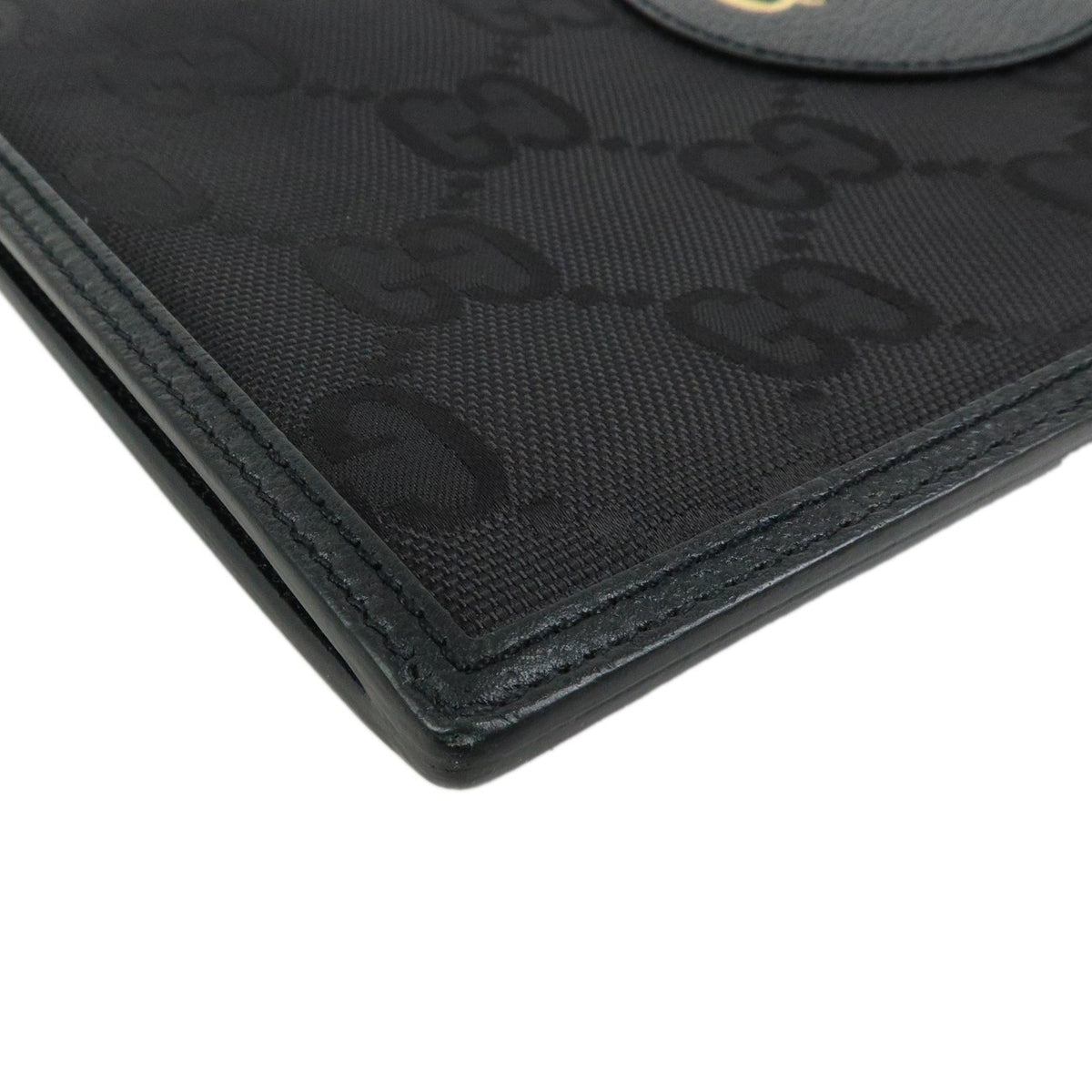 Gucci Off The Grid Zip GG Econyl, Black, Nylon, Clutch