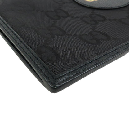 Gucci Off The Grid Zip GG Econyl, Black, Nylon, Clutch